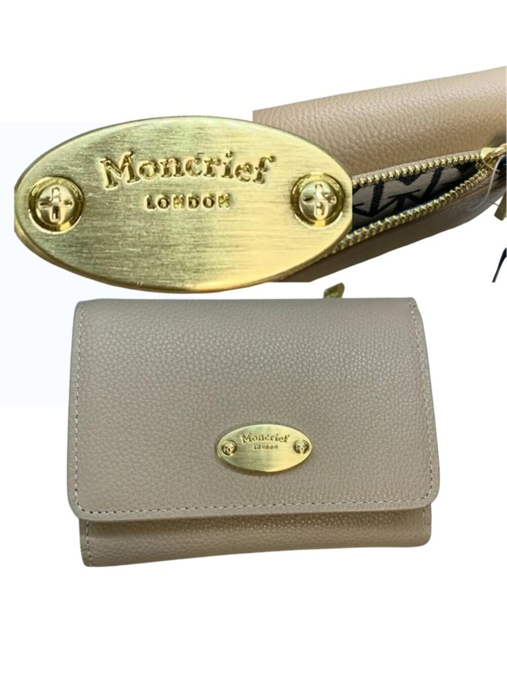 Moncrief LONDON wallet NWT Tan